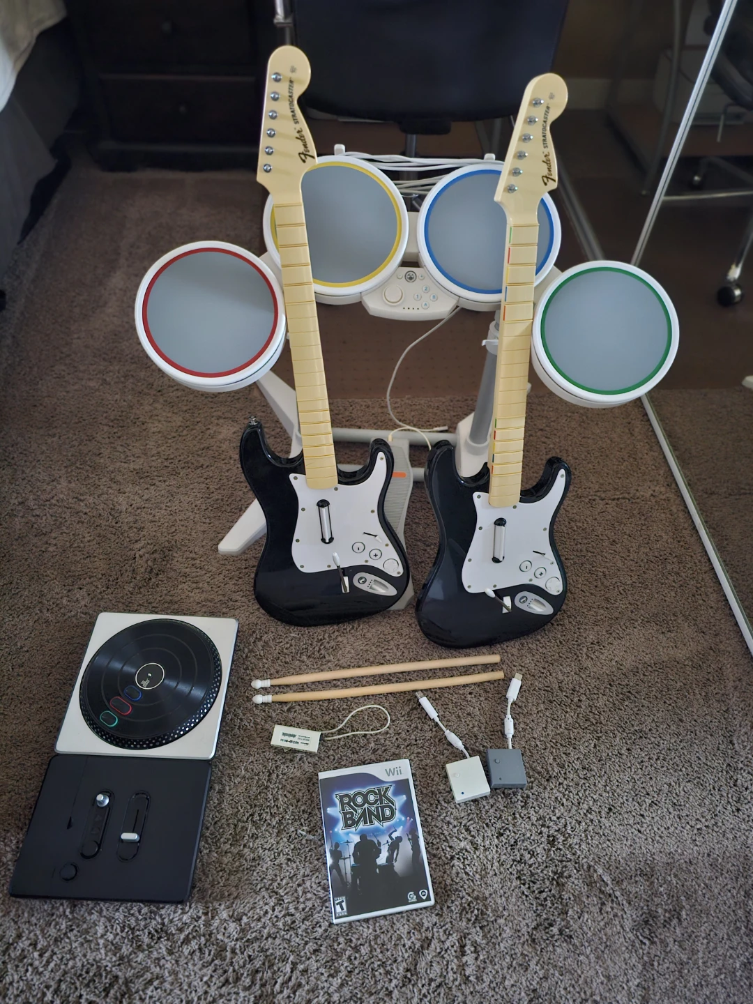 Nintendo Wii Rockband Bundle