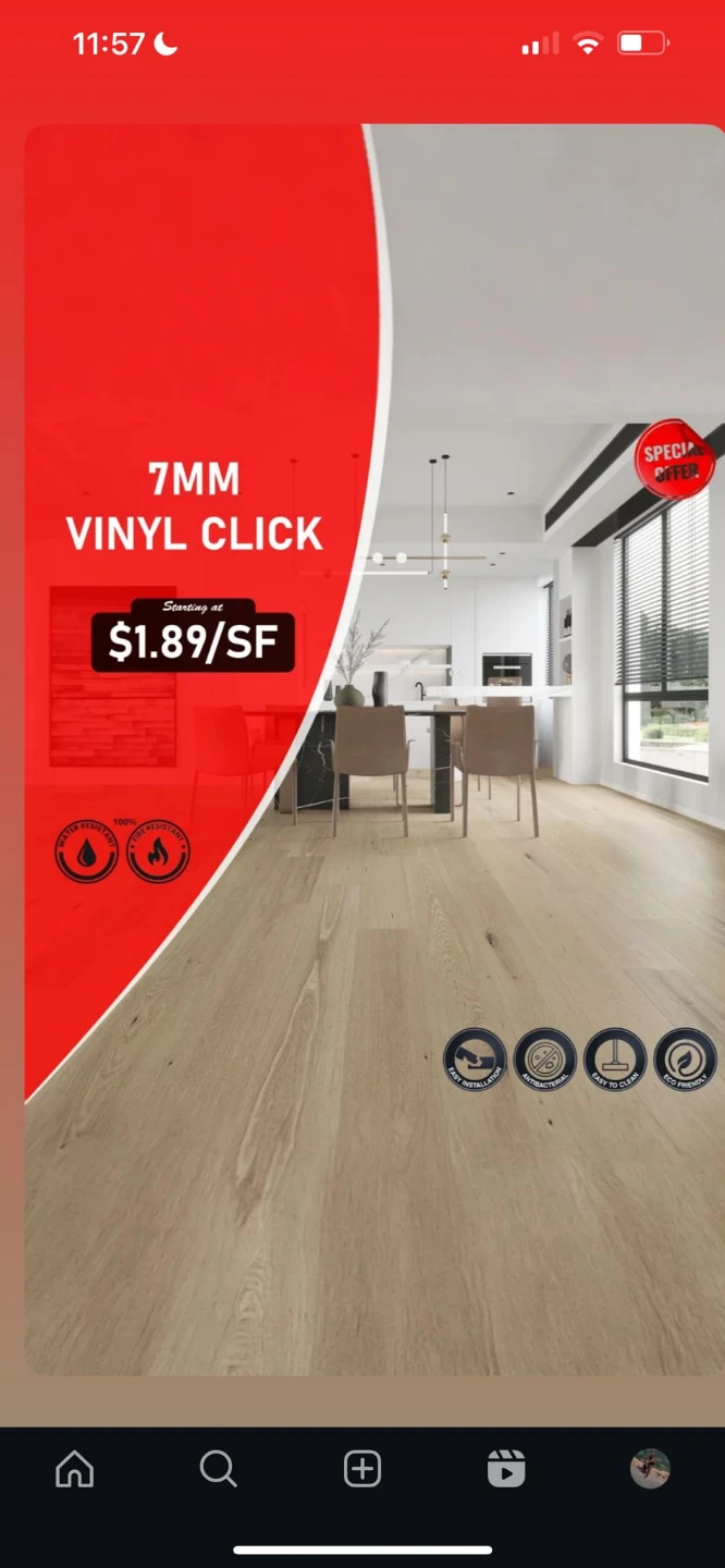 Vinyl flooring