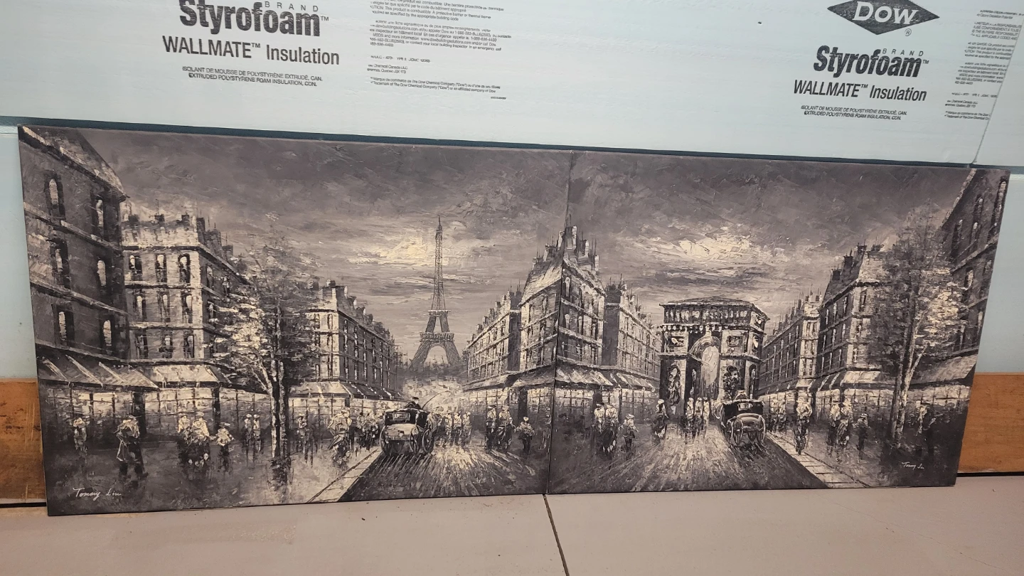 Tommy Liu Paris Street Scene Painting