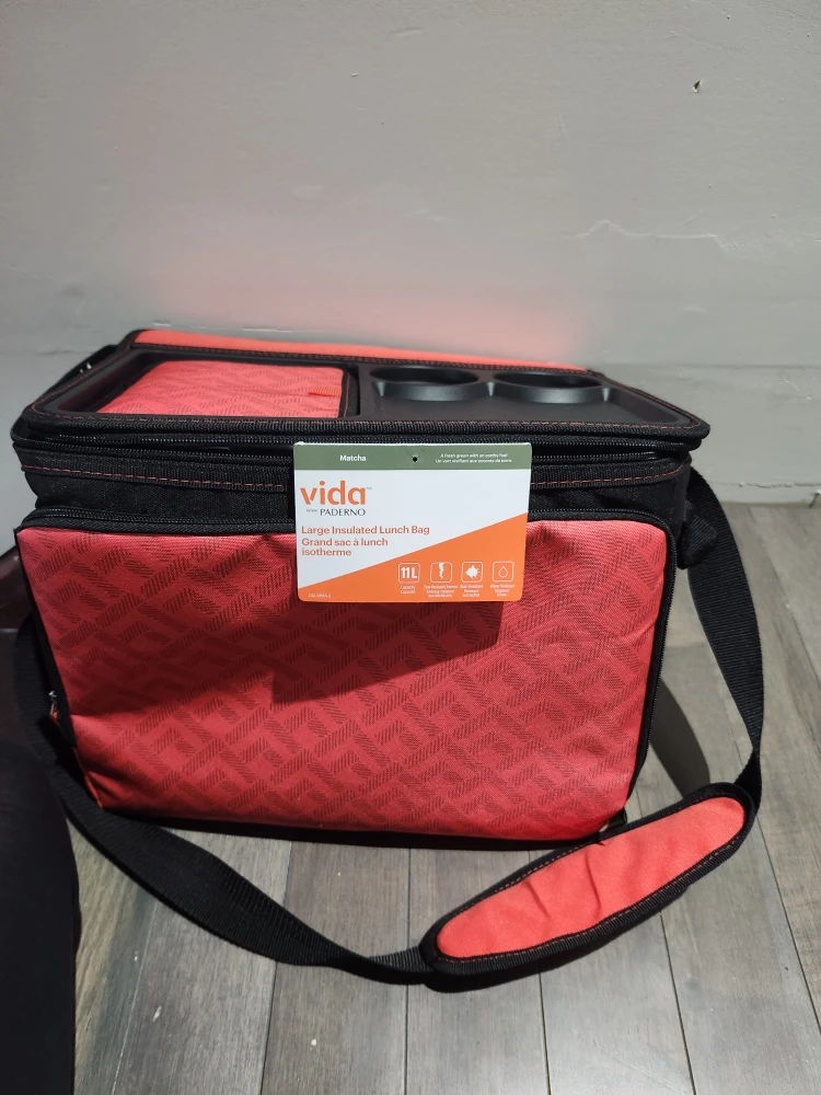 Vida by Paderno Large Insulated Lunch Bag
