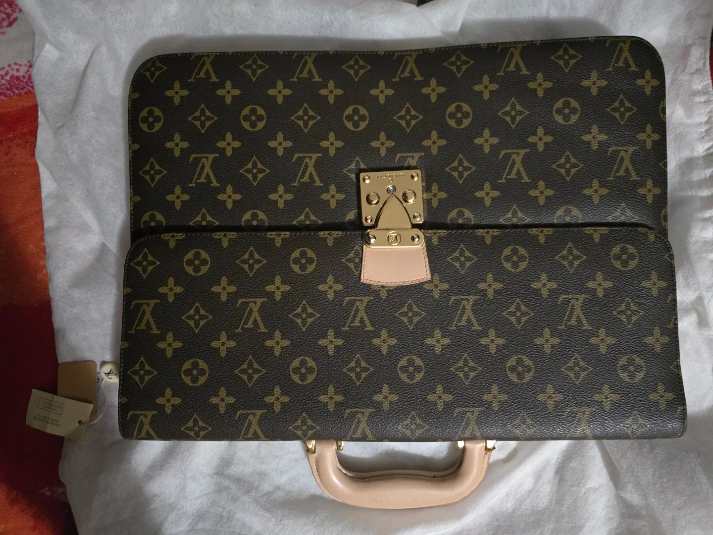 LV inspired Laptop Document Bag