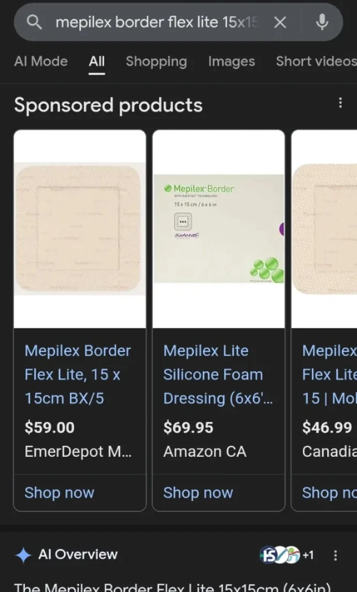 #CLEANOUT - Mepilex Border Flex  Dressings (New box of 5) image indicator(3)