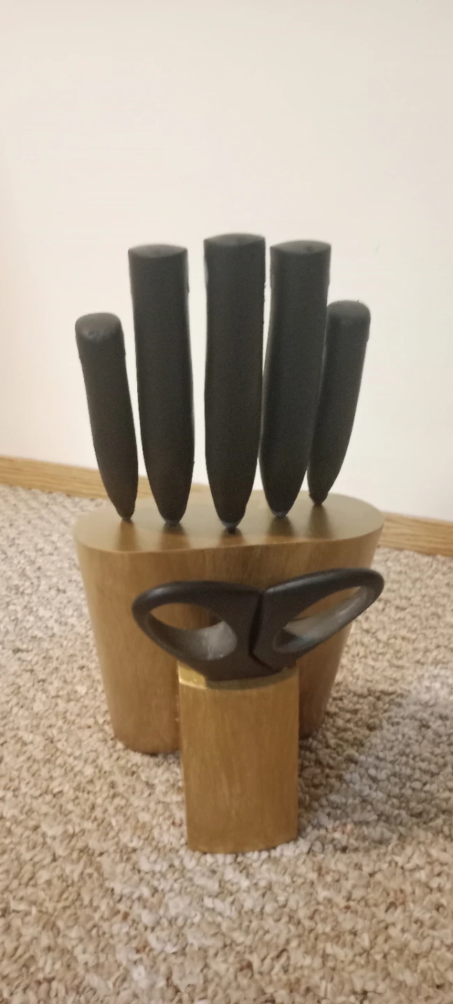 Knife Block with knife and shears - photo 2
