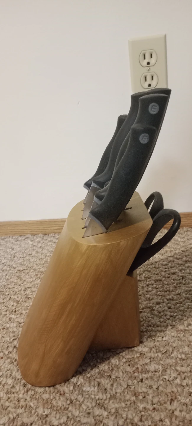 Knife Block with knife and shears - photo 3