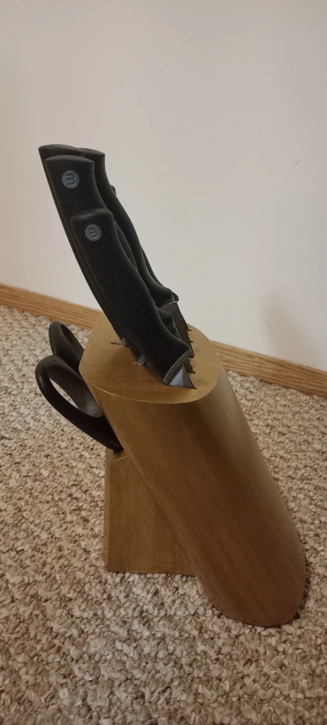 Knife Block with knife and shears - photo 4