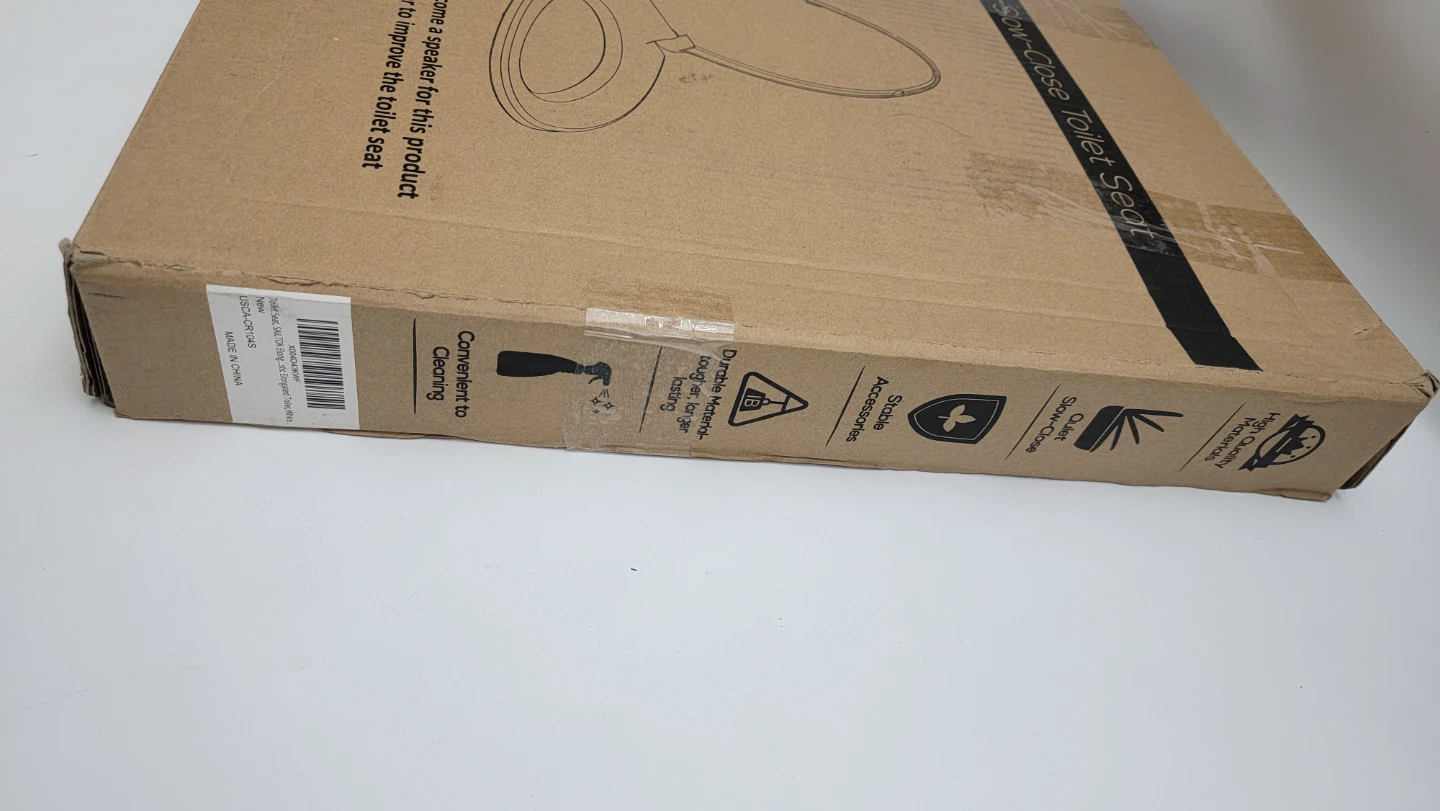 Soft-Close Elongated Toilet Seat – SAILTOK 18.5” No-Slam | White - photo 3