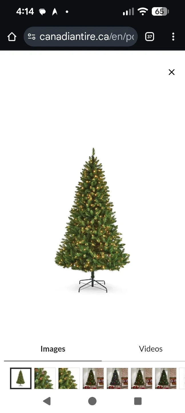 NOMA 7-ft Durand Pre-lit Christmas Tree