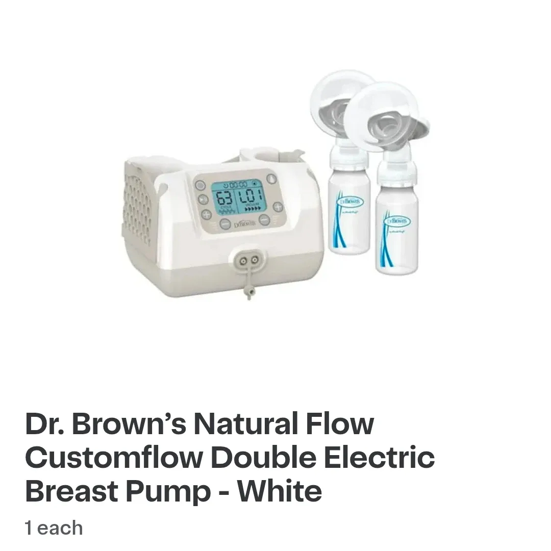 Dr. Brown's Customflow Double Electric Breast Pump