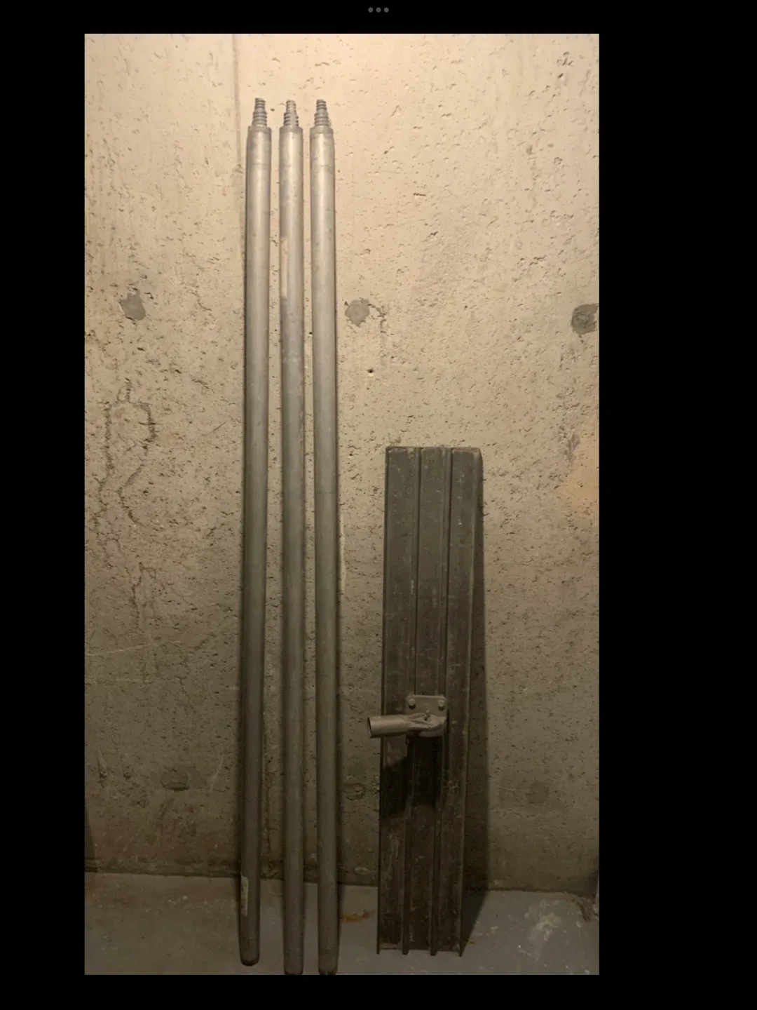 Concrete Texture Brush with Poles