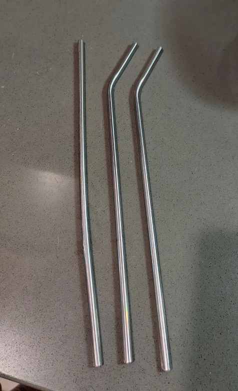 🌱Eco-hero #Cleanout Reusable Stainless Steel Straws (Set of 3)