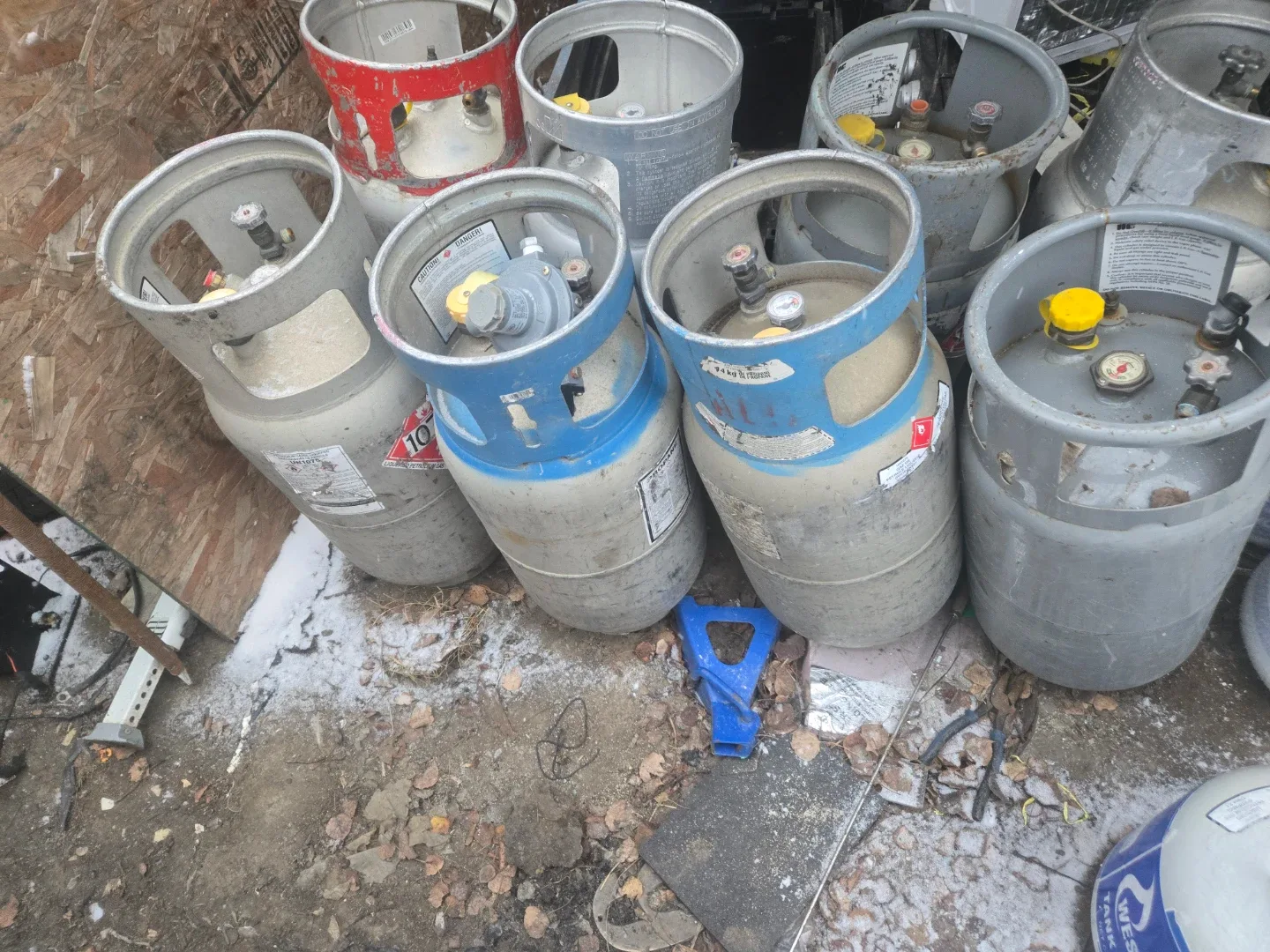 High pressure forklift Propane Tanks