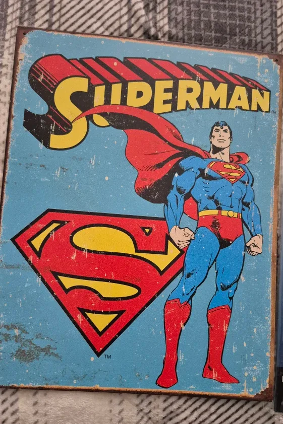 Superman tin posters