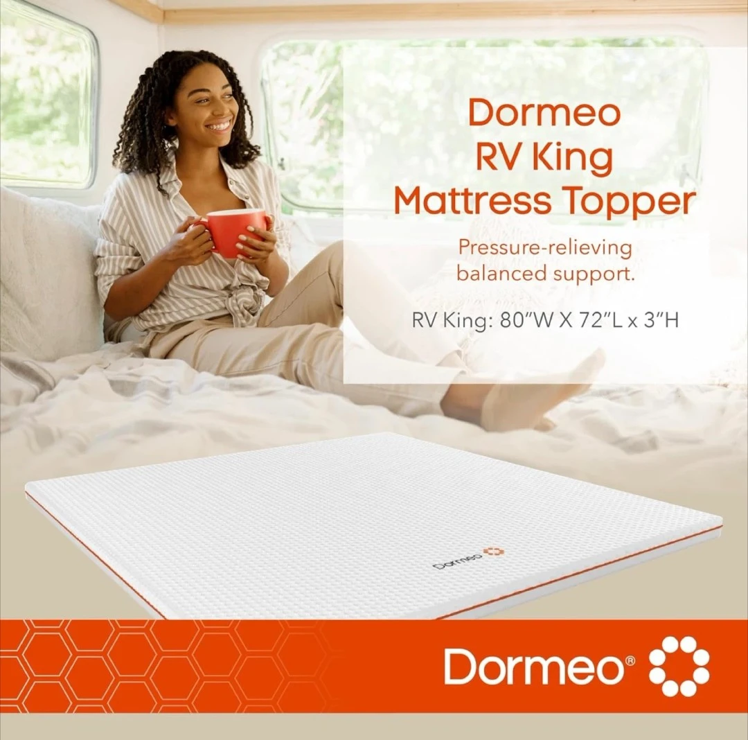 Dormeo RV King Mattress Topper - 80"x72"x3" - photo 4