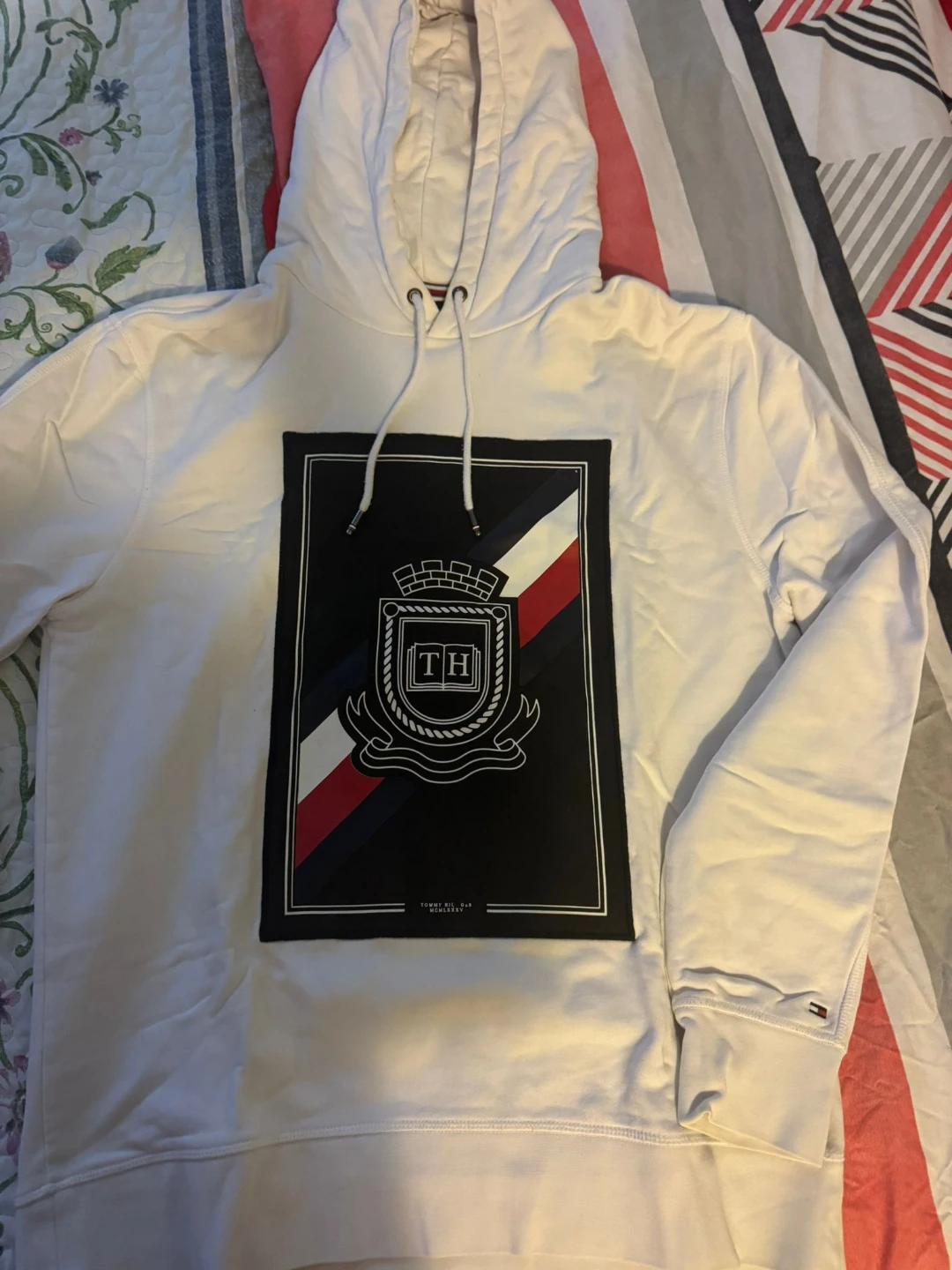 Tommy Hilfiger White Hoodie - Size L - photo 2