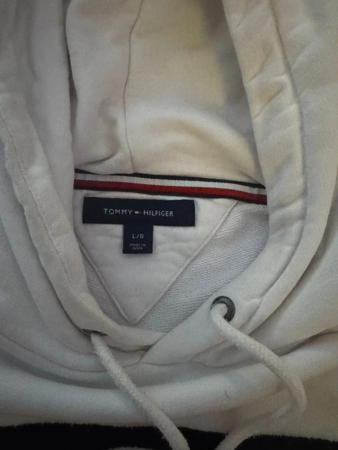 Tommy Hilfiger White Hoodie - Size L - photo 3