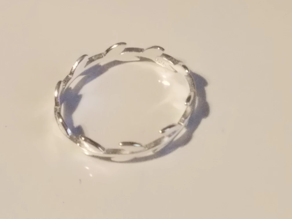 Silver Leaf Design Ring - photo 3