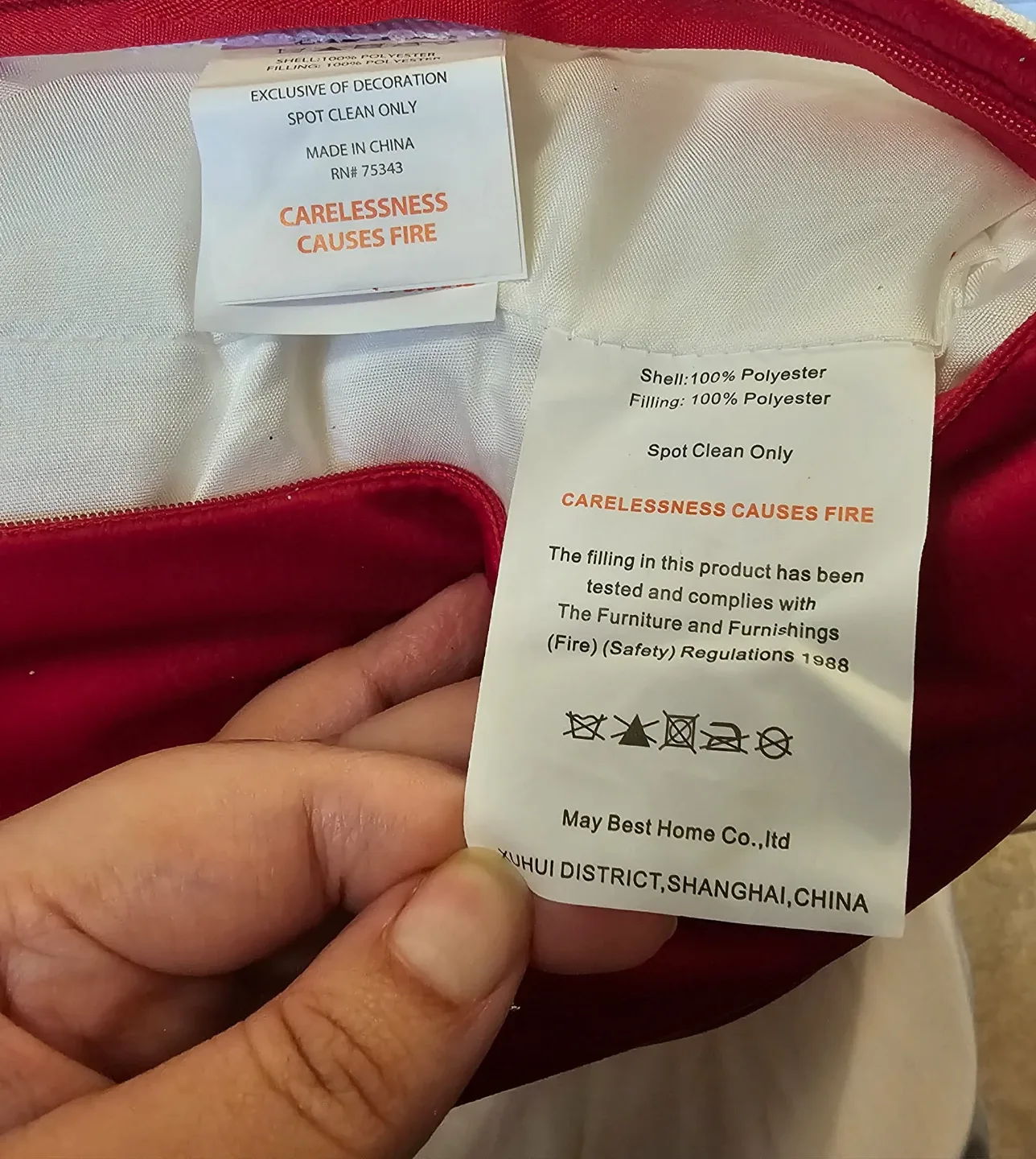 Multi-Coloured Storehouse Santa Claus Christmas Decor Pillow image indicator(9)