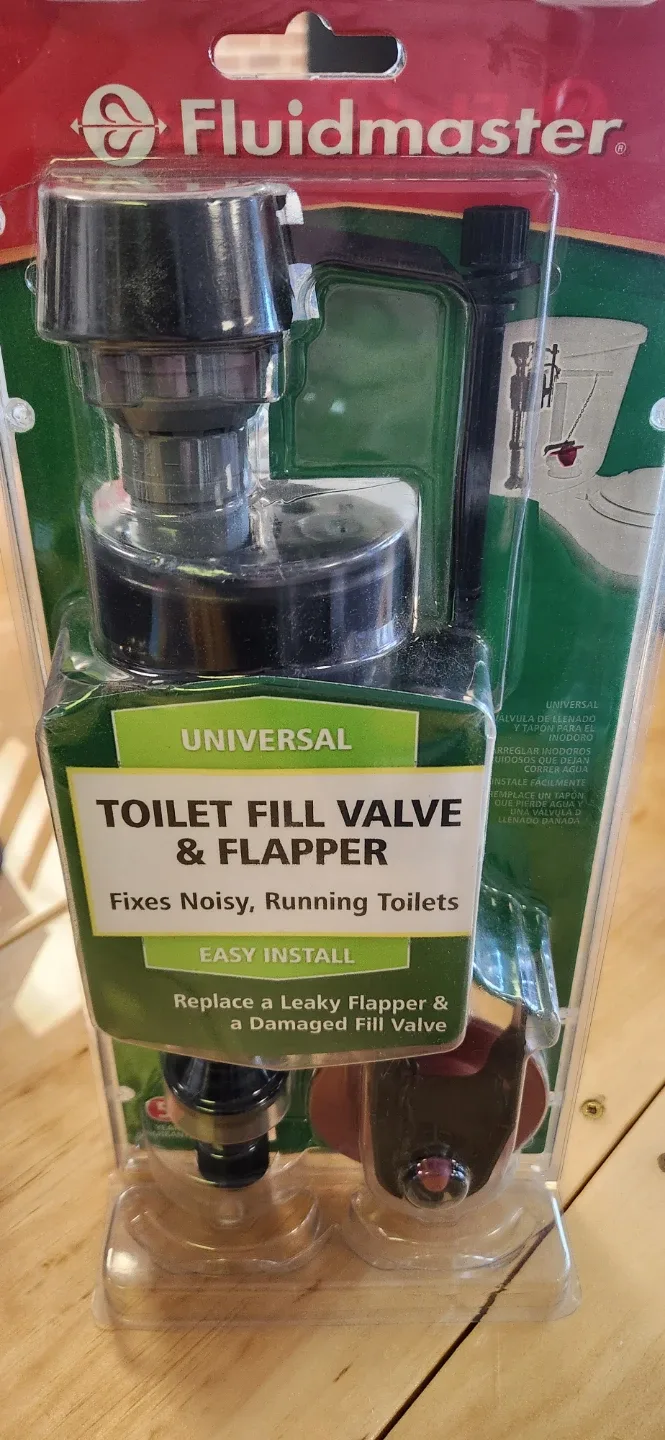 Fluidmaster Universal Toilet Fill Valve & Flapper