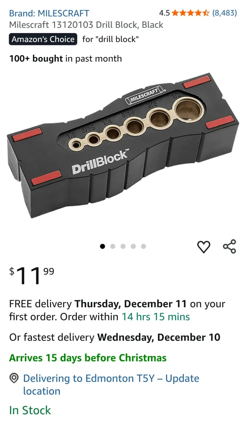 Milescraft DrillBlock - New in Package image indicator(4)