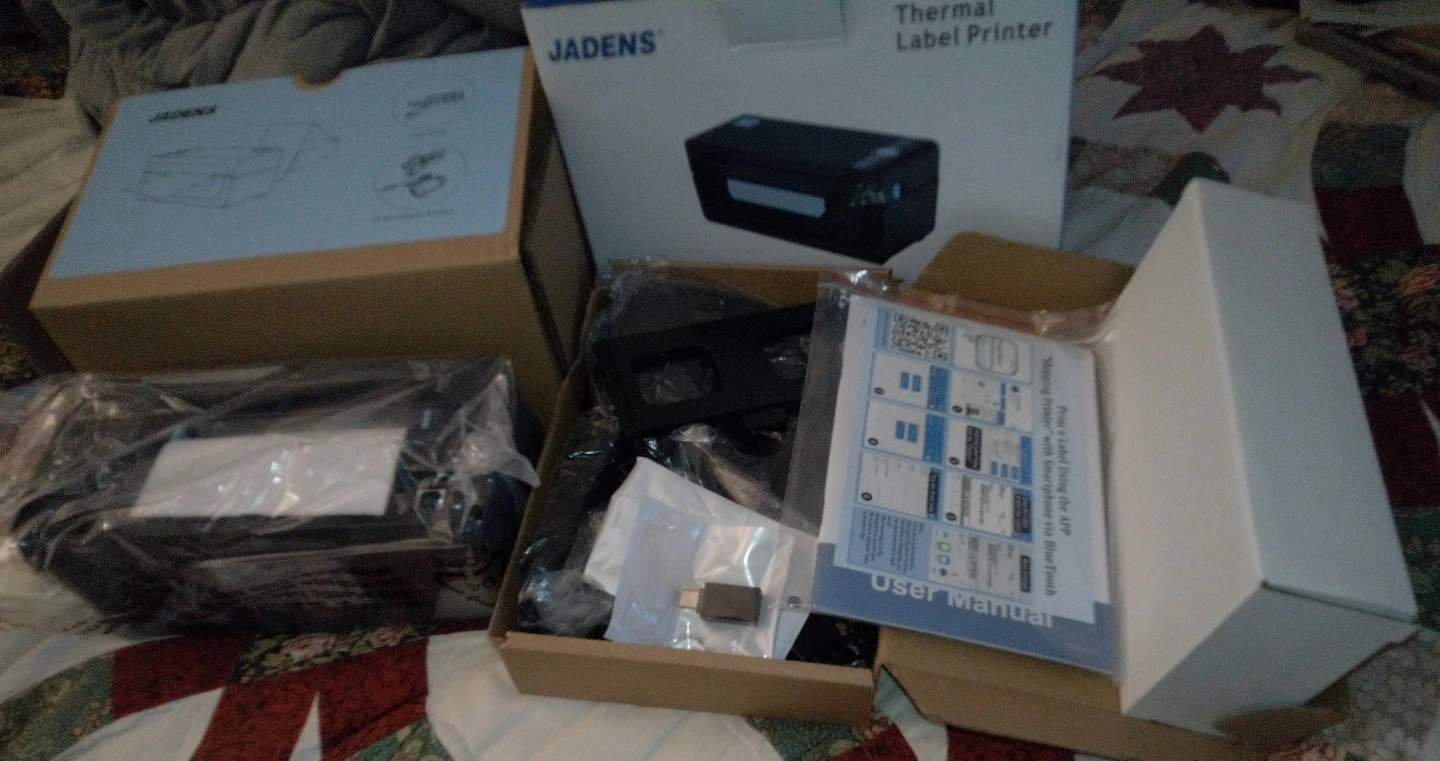 Jadens JD-268BT Thermal Label Printer - Like New!