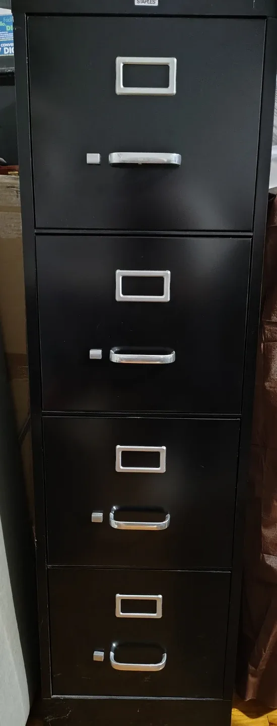 Staples 4-Drawer Vertical File Cabinet