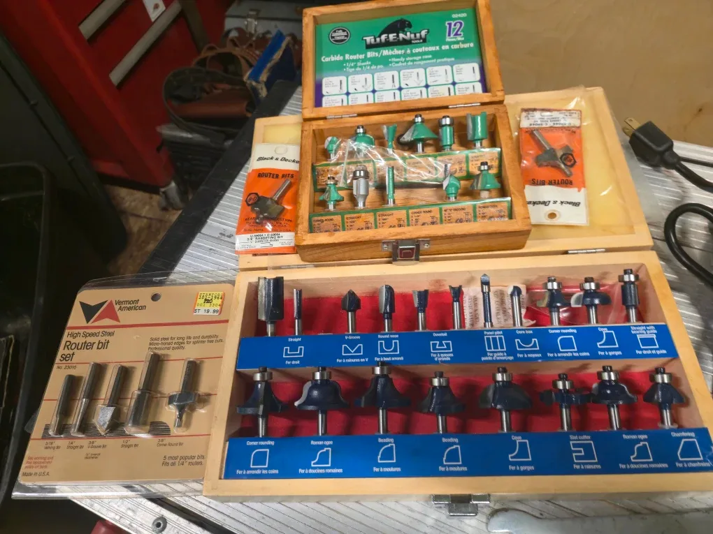 Router Bits, Biscuit Joiner, Plunge Cut Router image indicator(4)