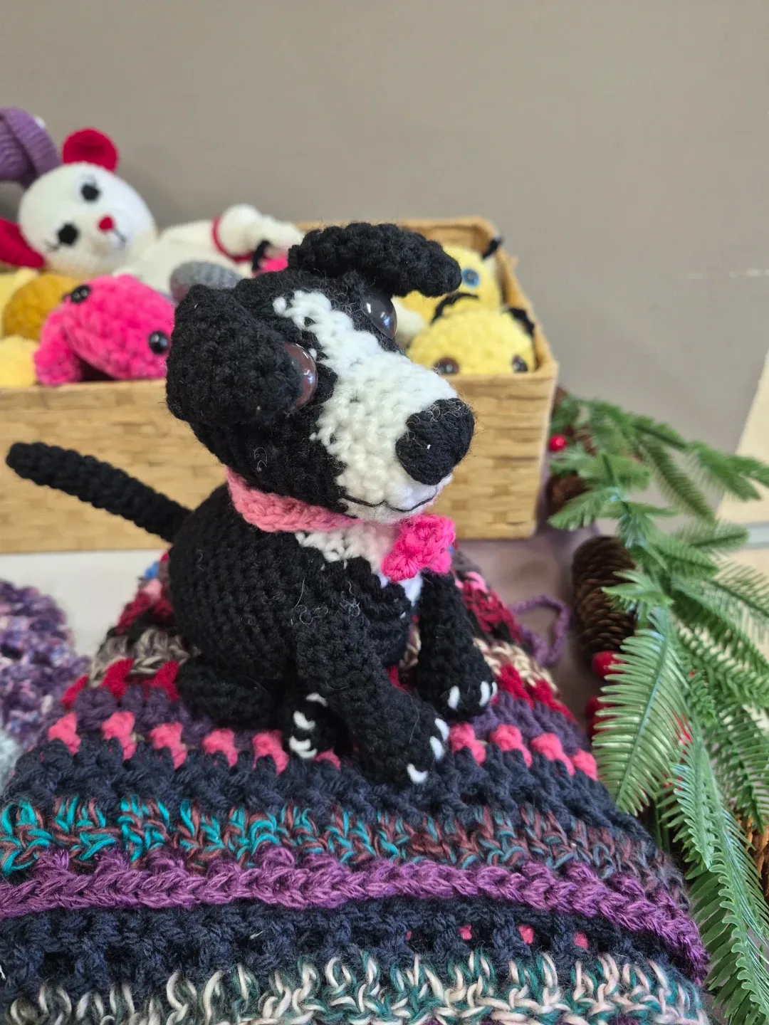 Crocheted Dog Plush Toy