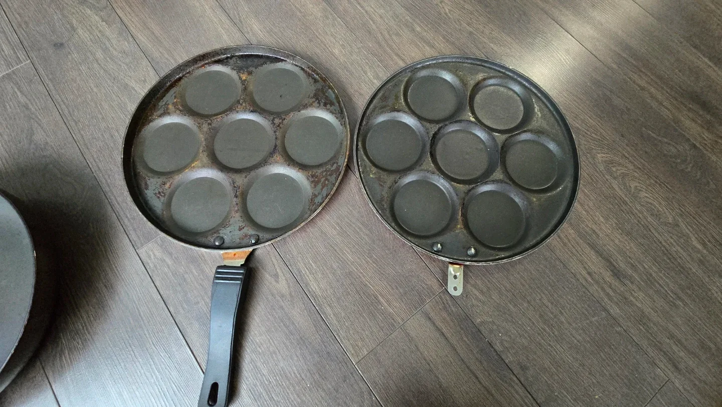 Used Frying Pans #cleanout