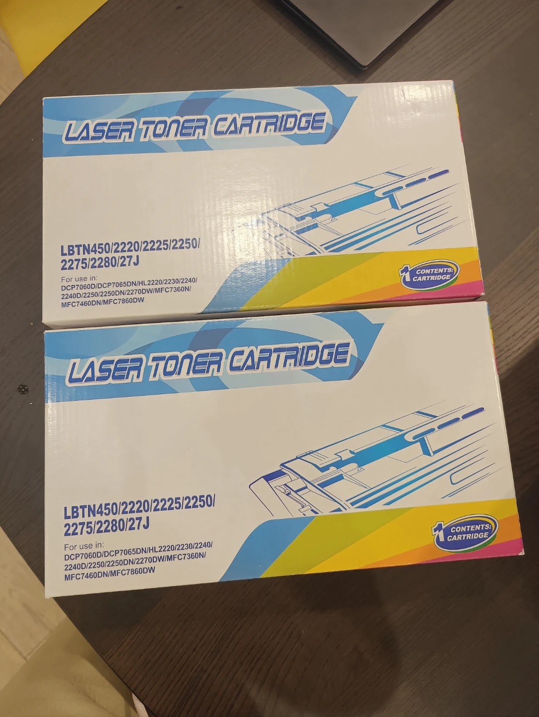 New Laser Toner Cartridge (black and white color)