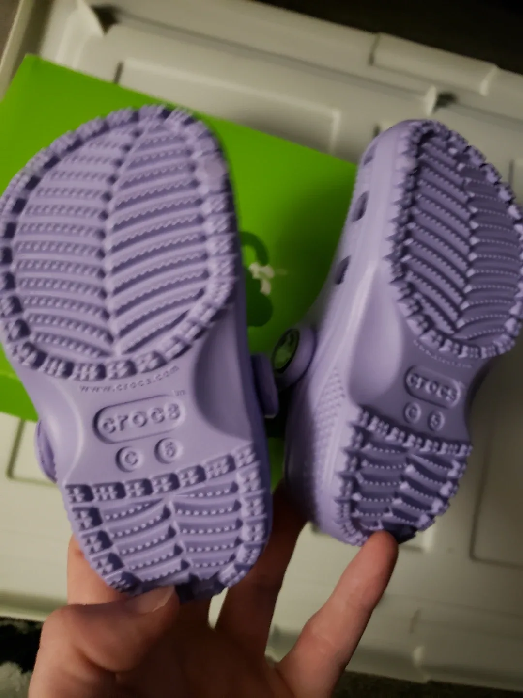 New Crocs C5 Kids Purple - Never Work image indicator(3)