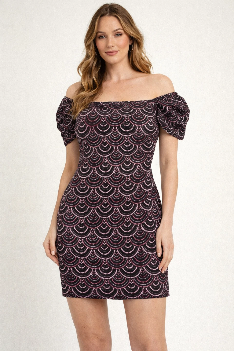 Off-the-Shoulder Mini Dress