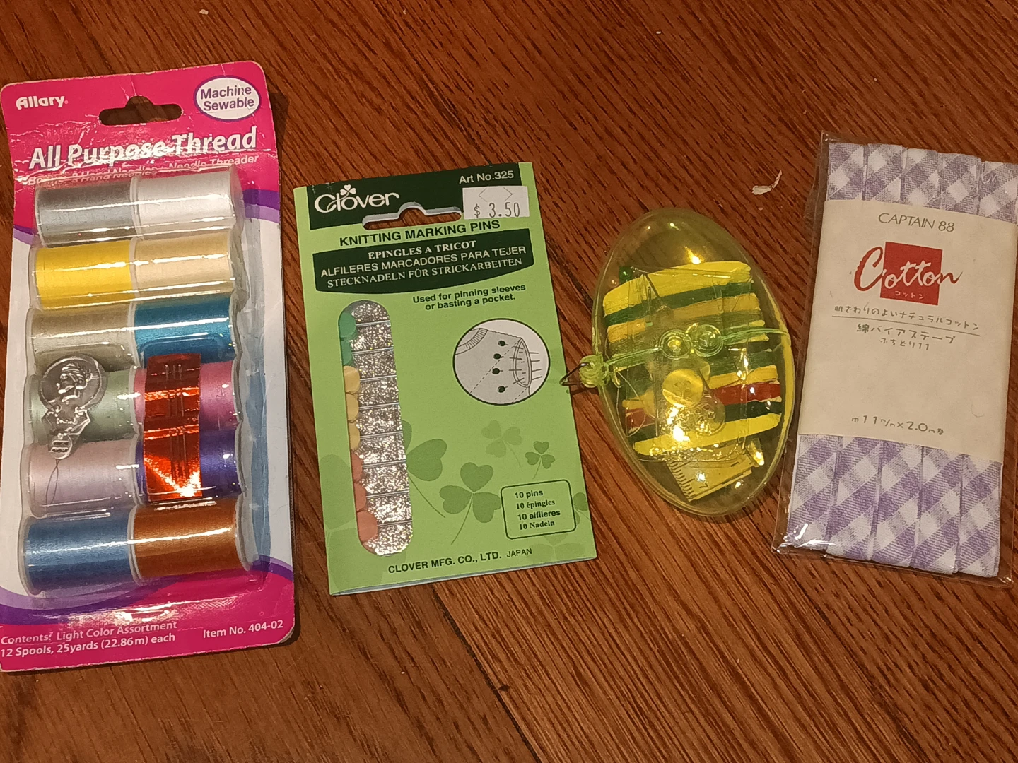 Sewing Supplies: Thread, Pins, Bias Tape & More!
