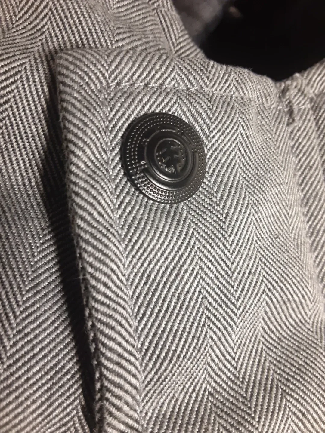 Element - Grey Hooded Button Up Winter Jacket | L/G image indicator(5)