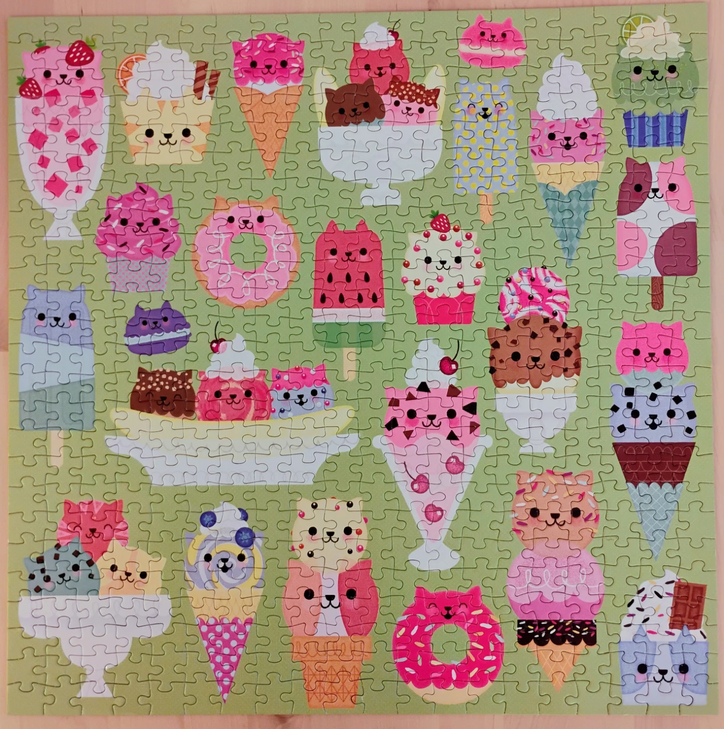 "Cat Cafe" - Mudpuppy 500 Piece Puzzle