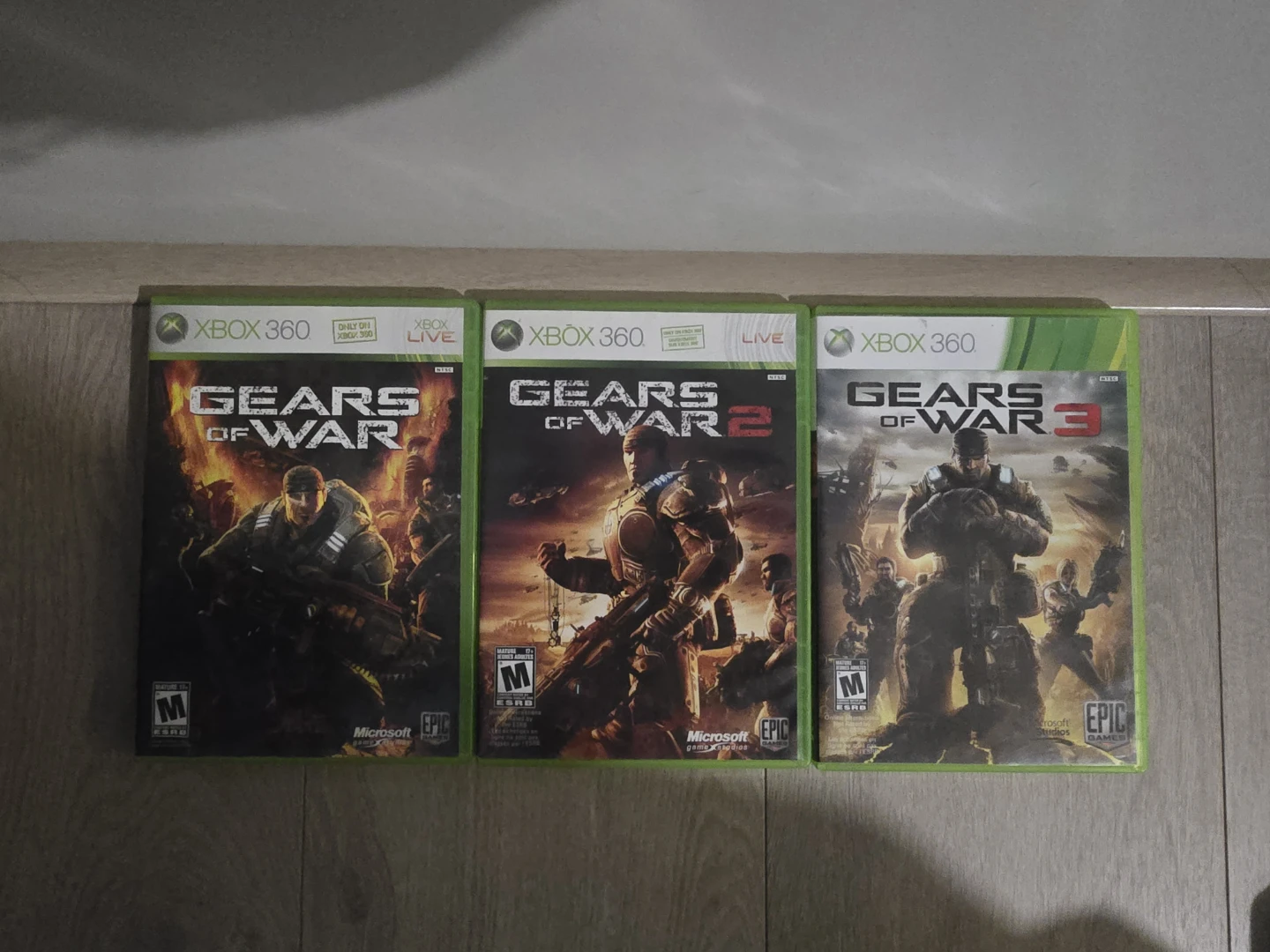 Xbox 360 Gears Of War Set 1-3
