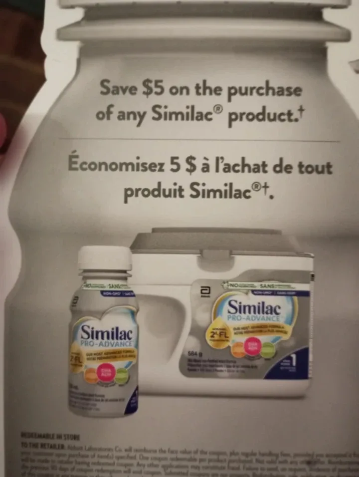 Similac Pro-Advance $5 Coupon #clearout image indicator(6)