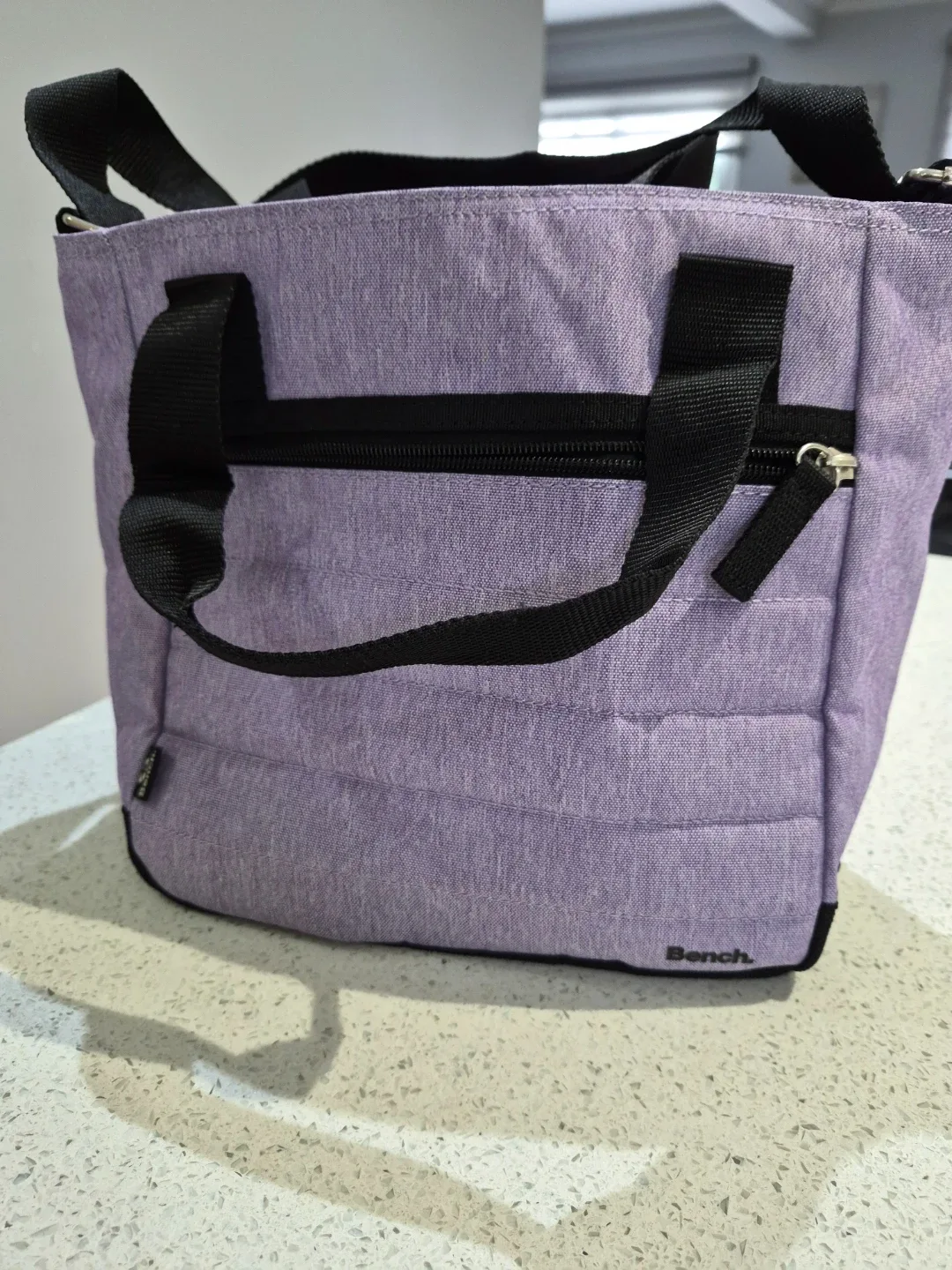 Bench Lavender Tote Lunch Bag