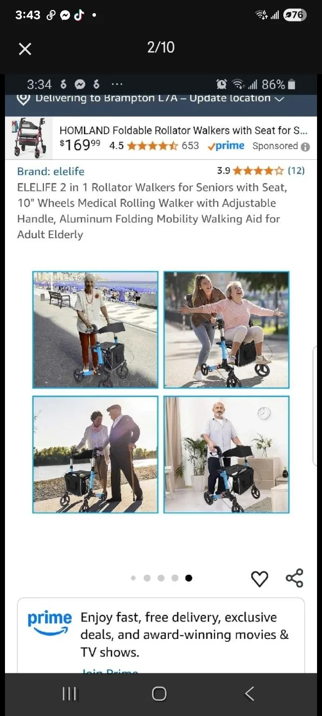 delux rollator walker brand new image indicator(3)