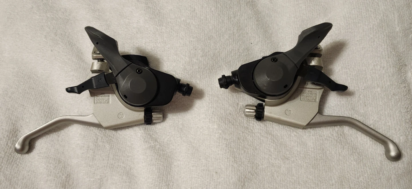 Shimano Alivio ST-M410 3x8/24 Speed Bike Brake Shifter Set - photo 2