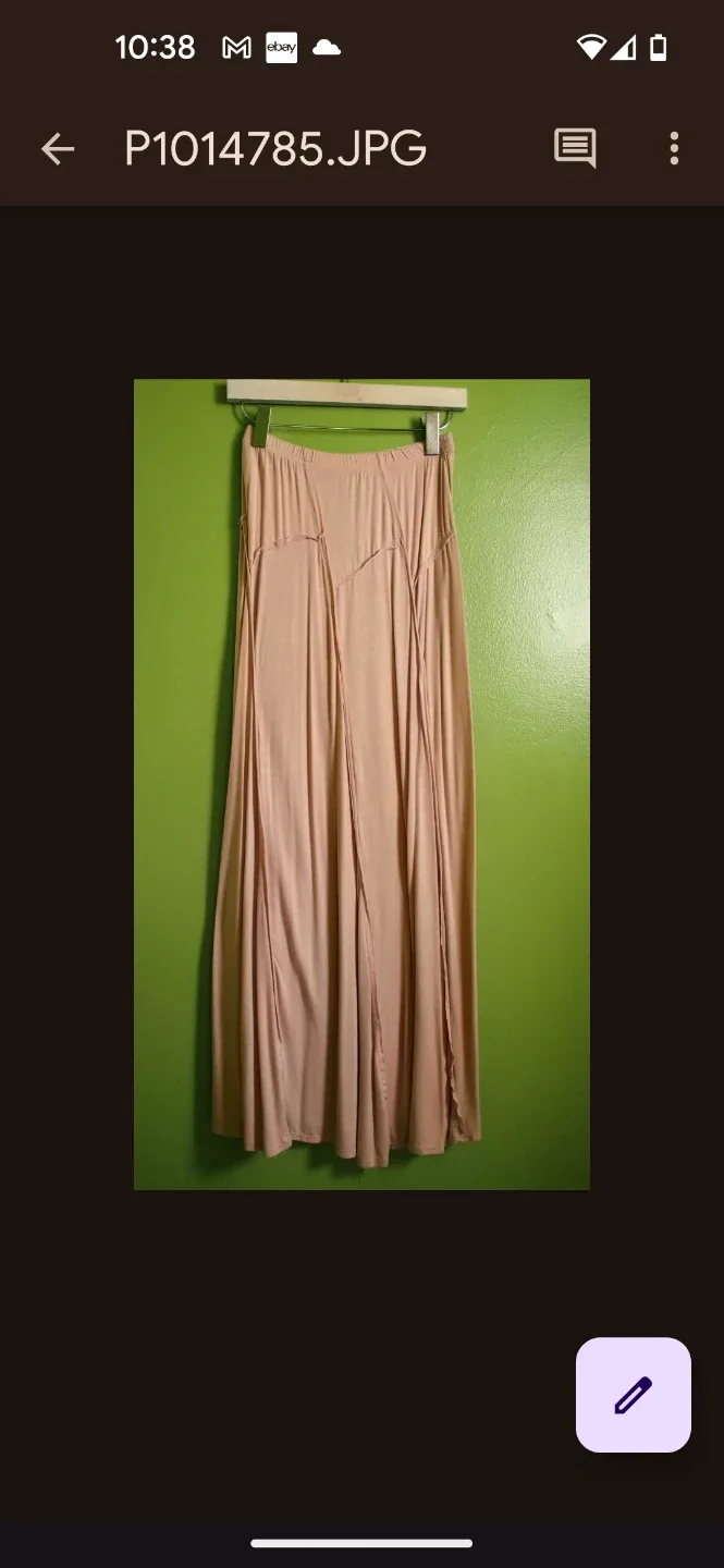 Light pink Maxi panels Skirt #Cleanout