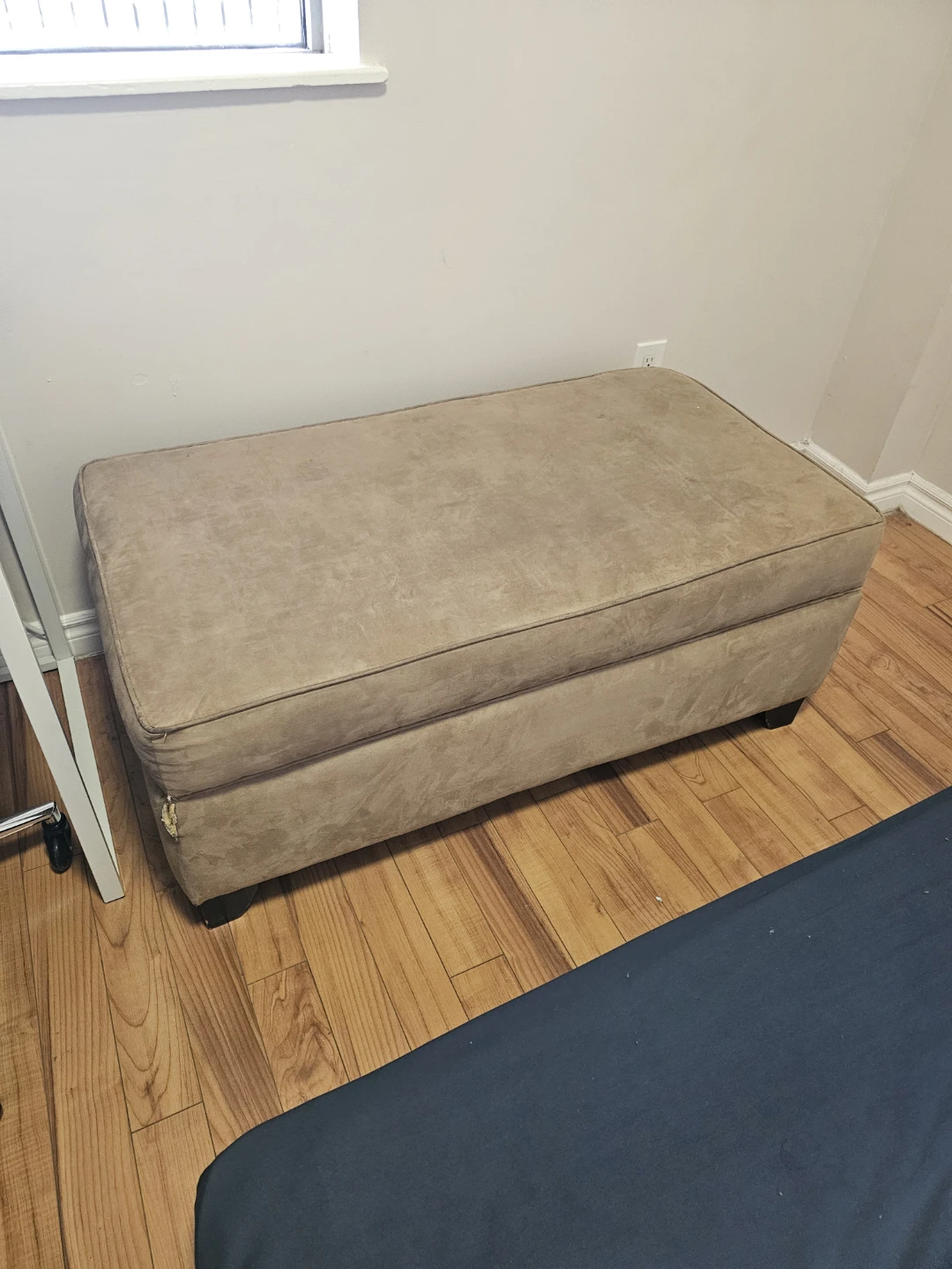 Storage Ottoman - Beige - photo 2