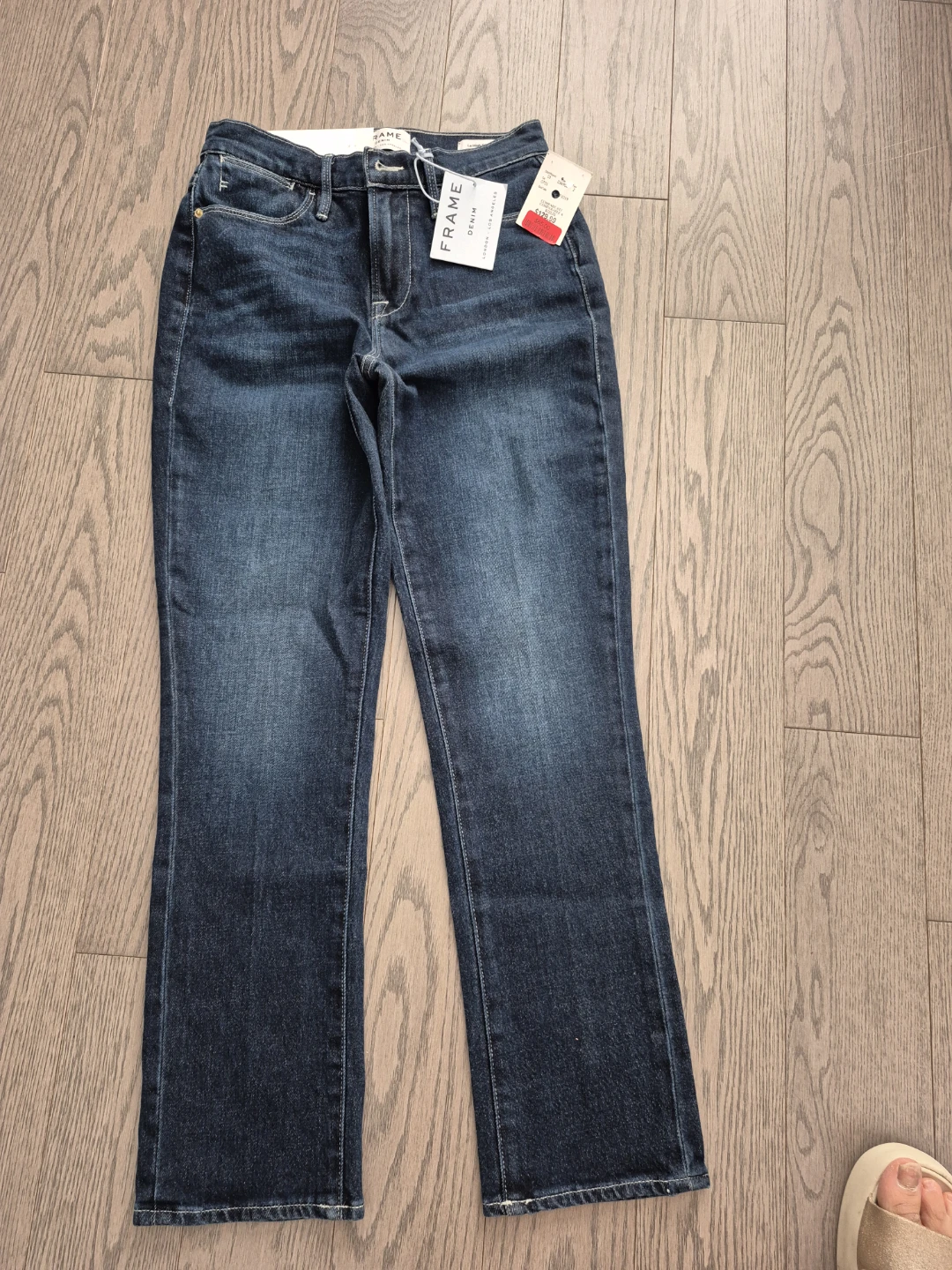 New FRAME Le High Straight Jeans - Size 25 - photo 2