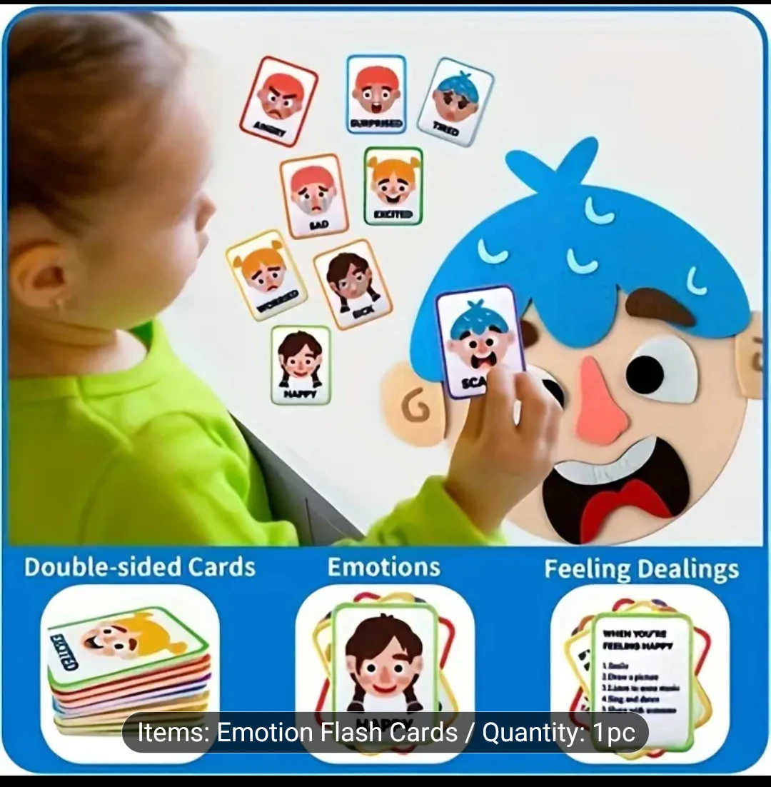 Emotion Flash Cards Set - Brand New!