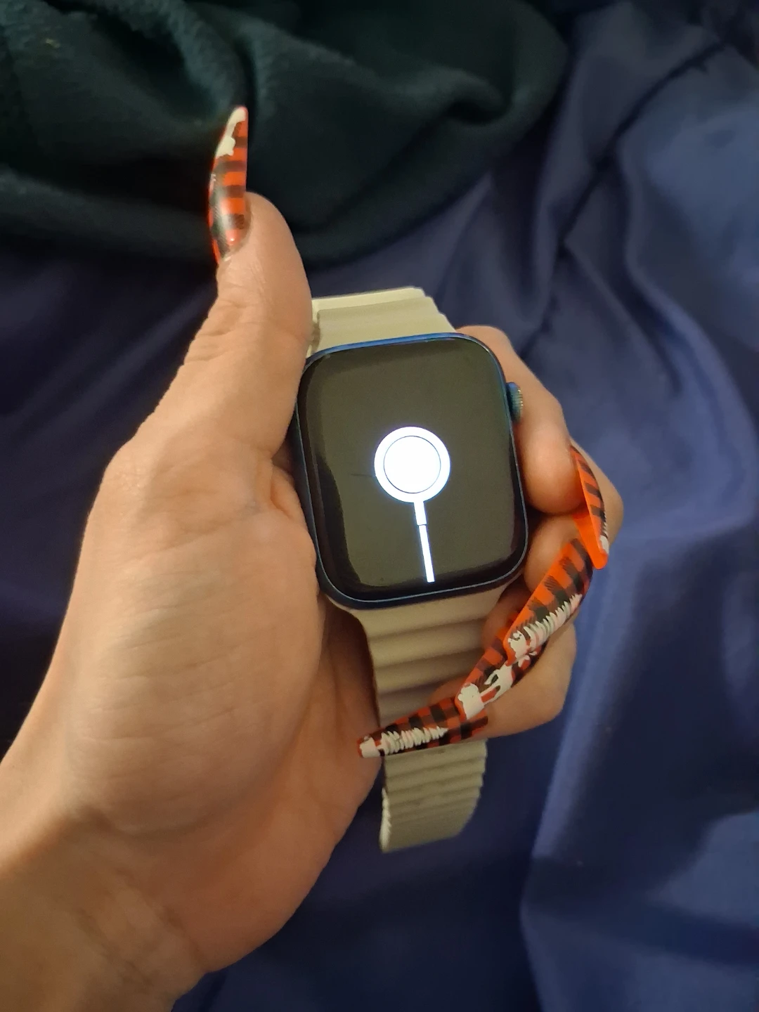 Apple Watch Series 7 45mm Blue - photo 2