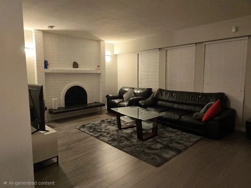 Black Leather Sofa Set