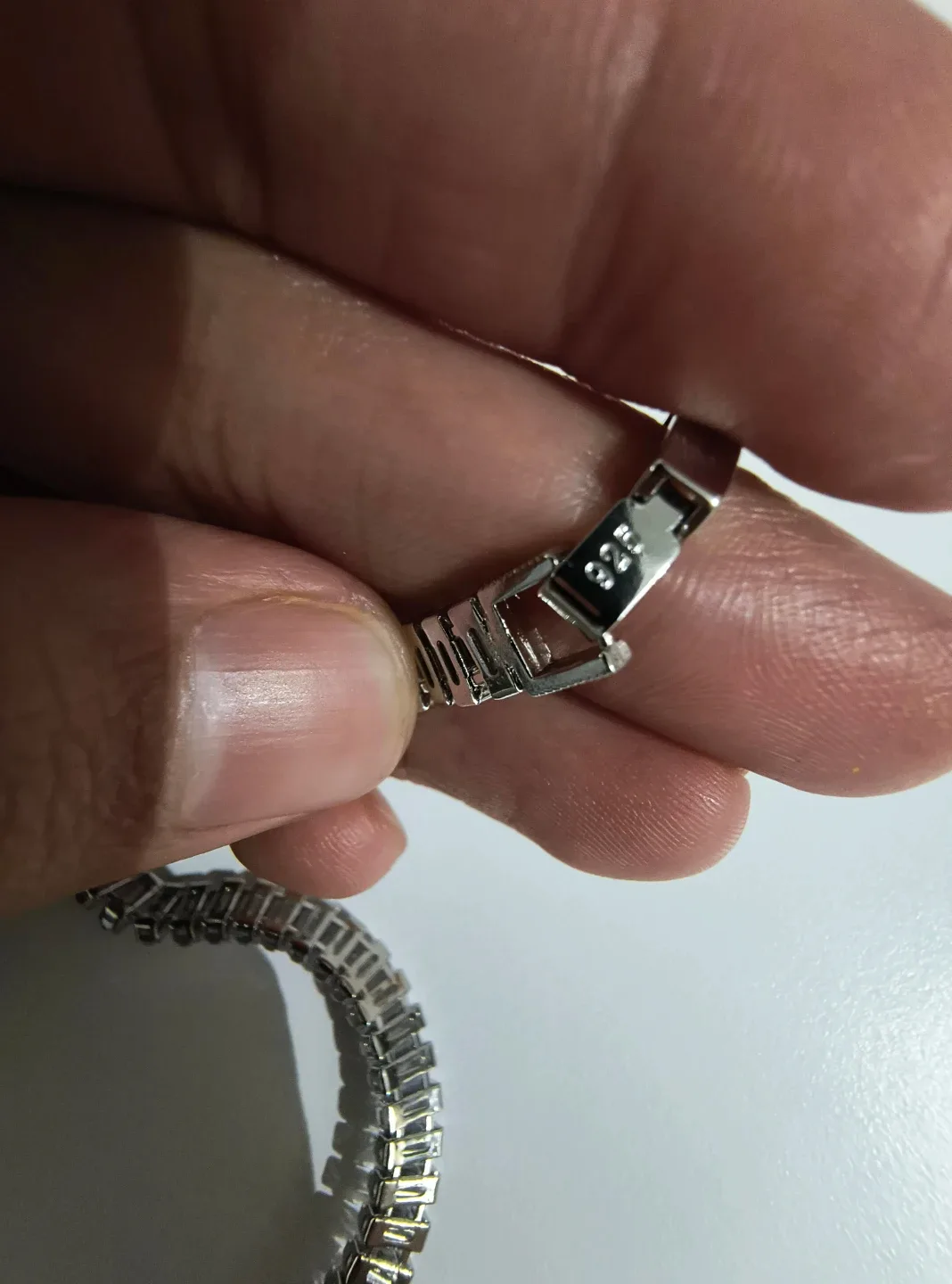 925 Silver Zircon Crystal Bracelet image indicator(4)