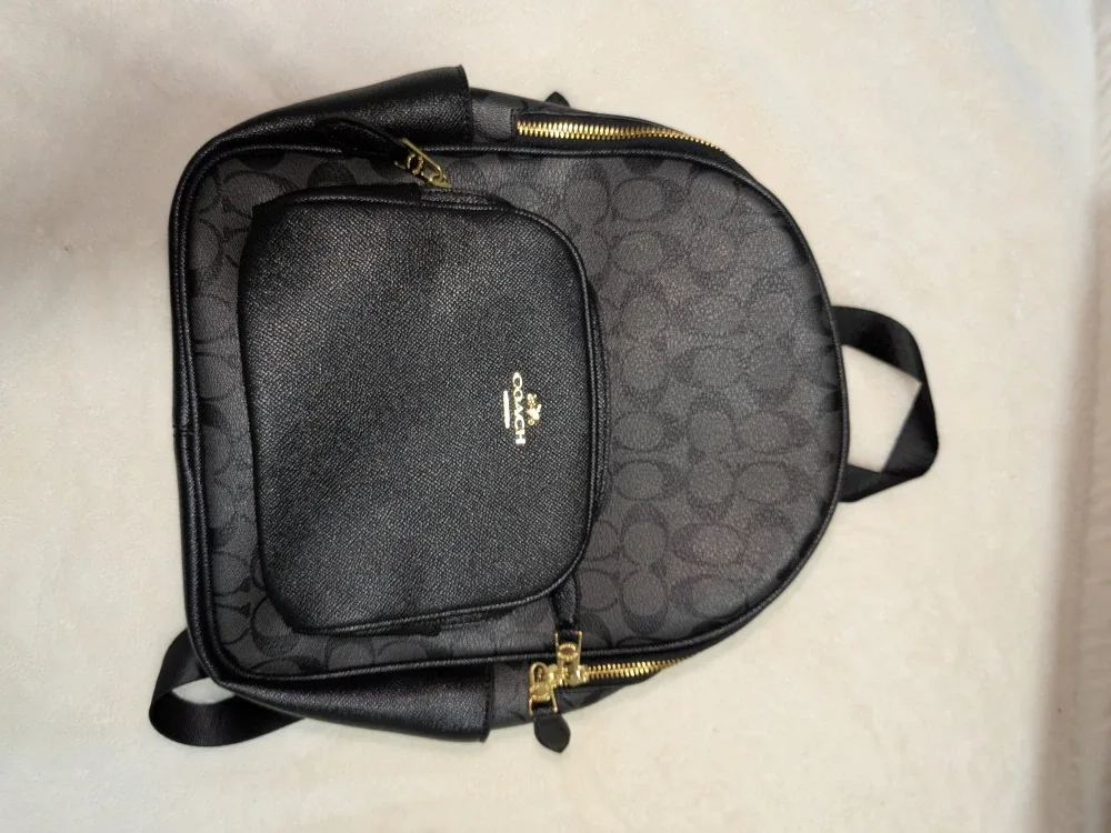 Coach Black Mini Backpack