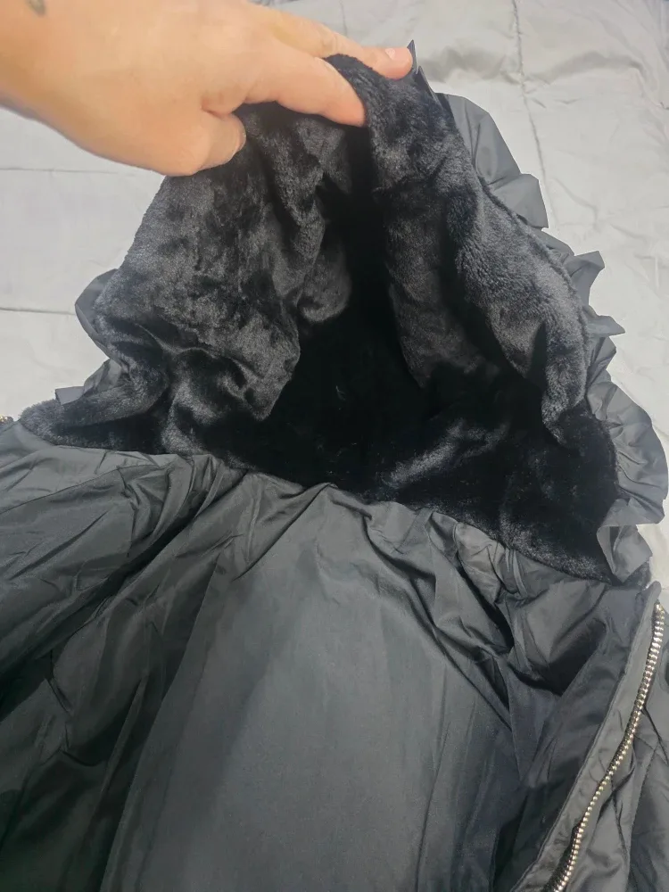 Haloumoning Girls Winter Coat, Black, Size 7-8Years image indicator(6)