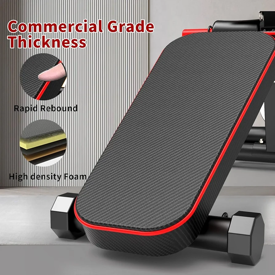 Adjustable Folding Weight Bench With Dumbells Set. - photo 5