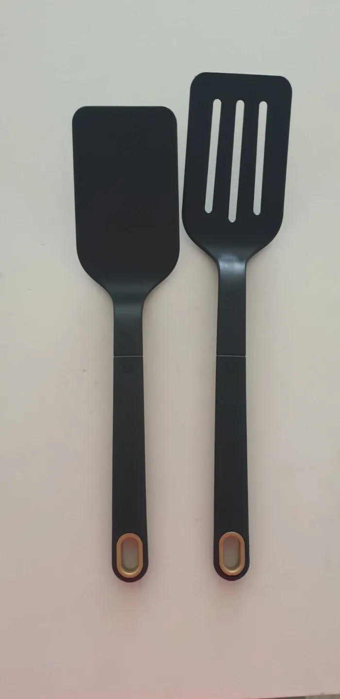 Black Kitchen Utensils - Spatula Set